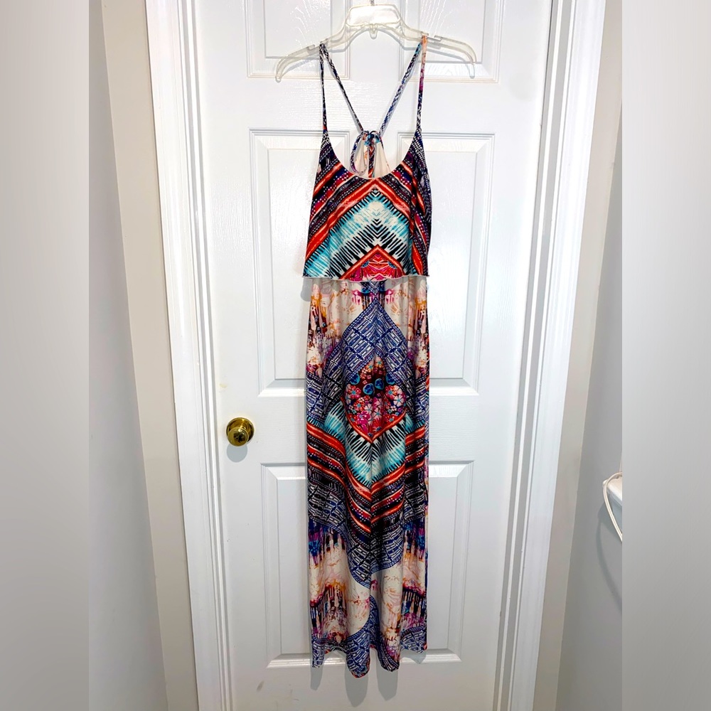 Bailey Blue maxi dress. Size M